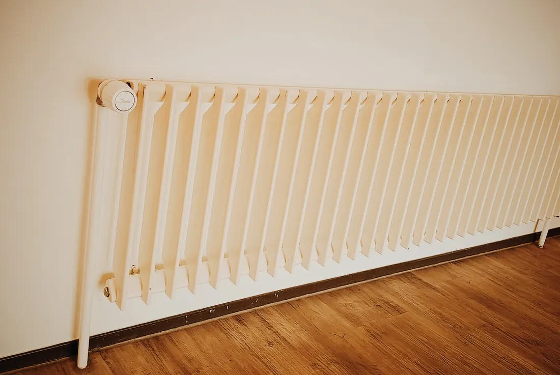 Radiator met thermostaatknop &mdash; waterzijdig inregelen zorgt voor de juiste warmteverdeling